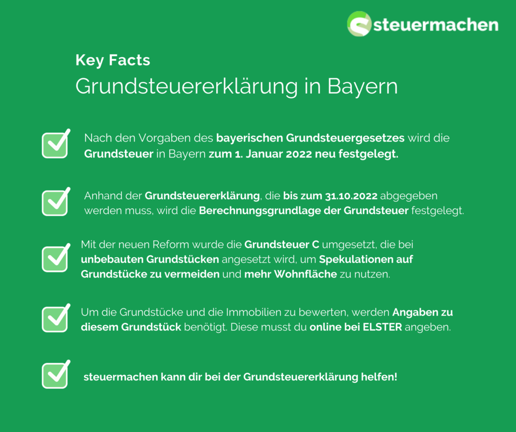 Grundsteuererklärung in Bayern