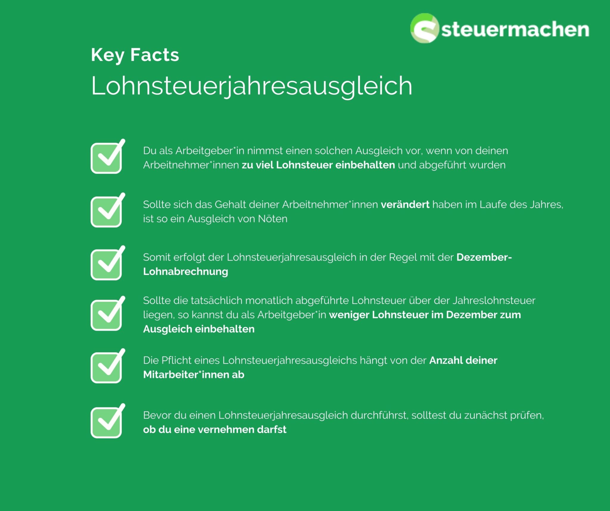 Lohnsteuerjahresausgleich steuermachen