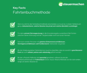 Fahrtenbuchmethode Oder 1-Prozent-Regelung? | Steuermachen