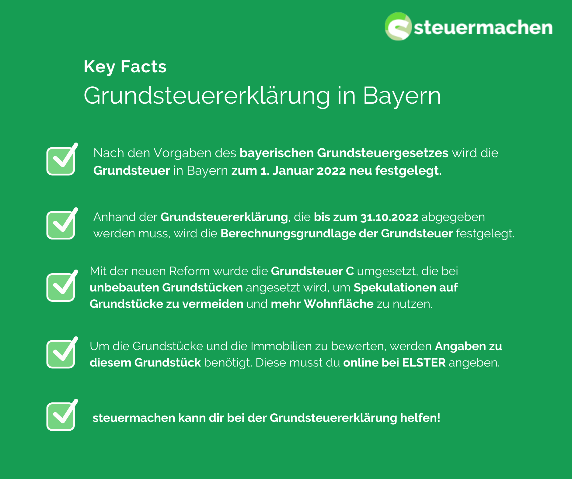 Grundsteuererklärung In Bayern | Steuermachen