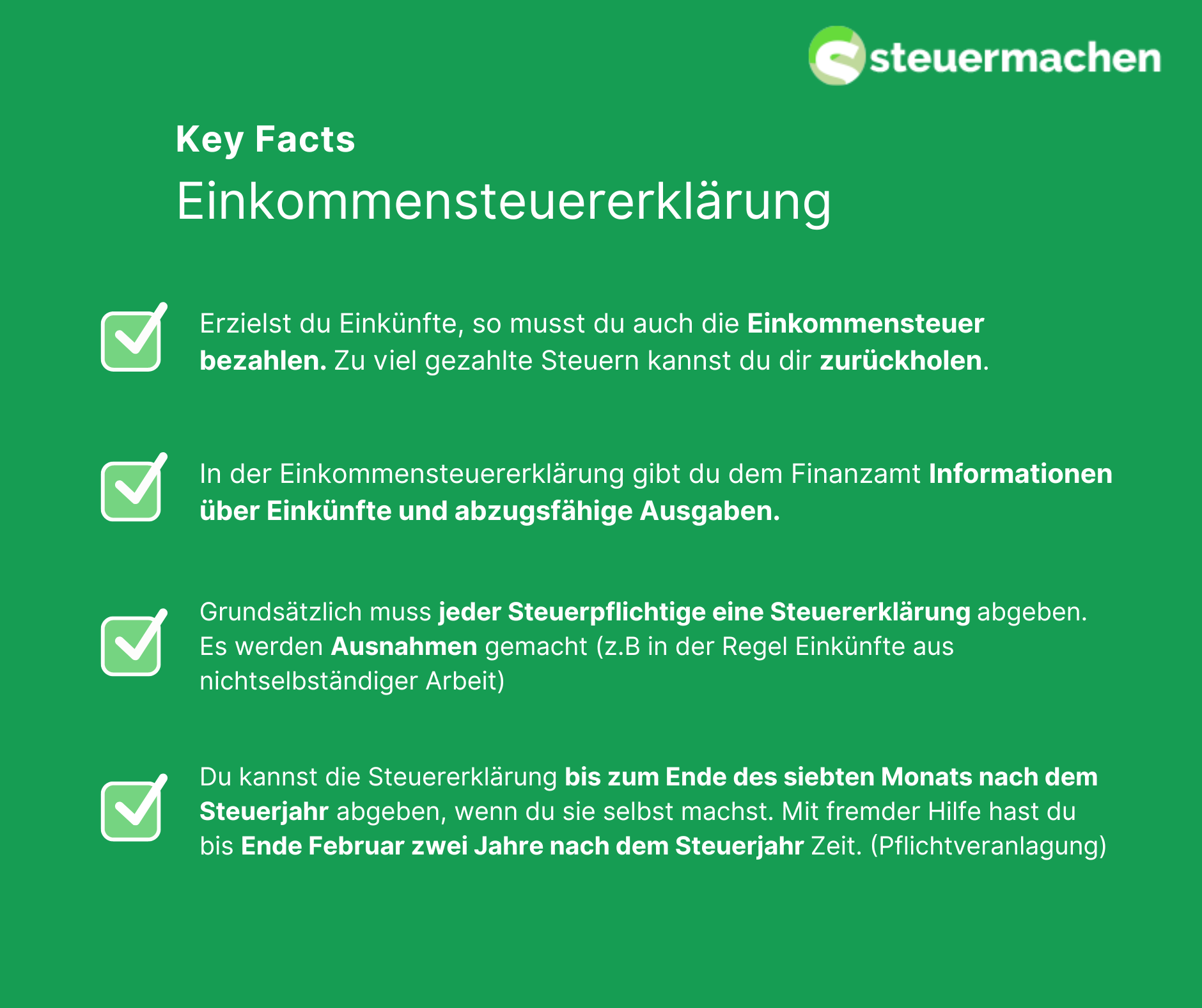 Einkommensteuererklärung | Steuermachen