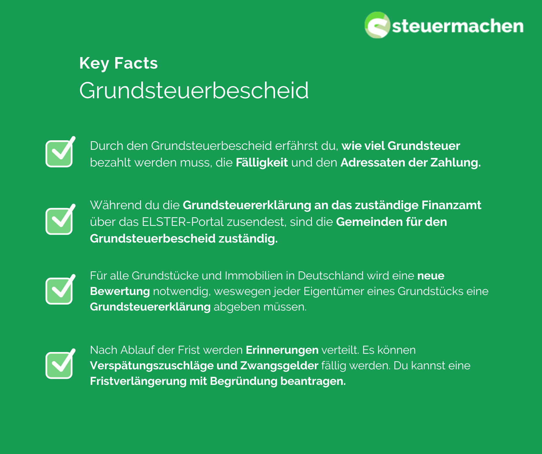 Grundsteuerbescheid | Steuermachen